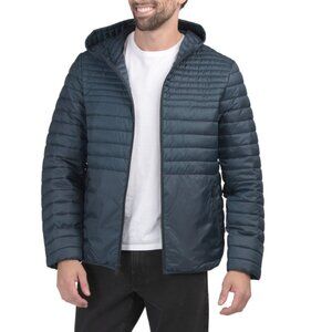 PAJAR Navy Erikson Hooded Packable Puffer Jacket